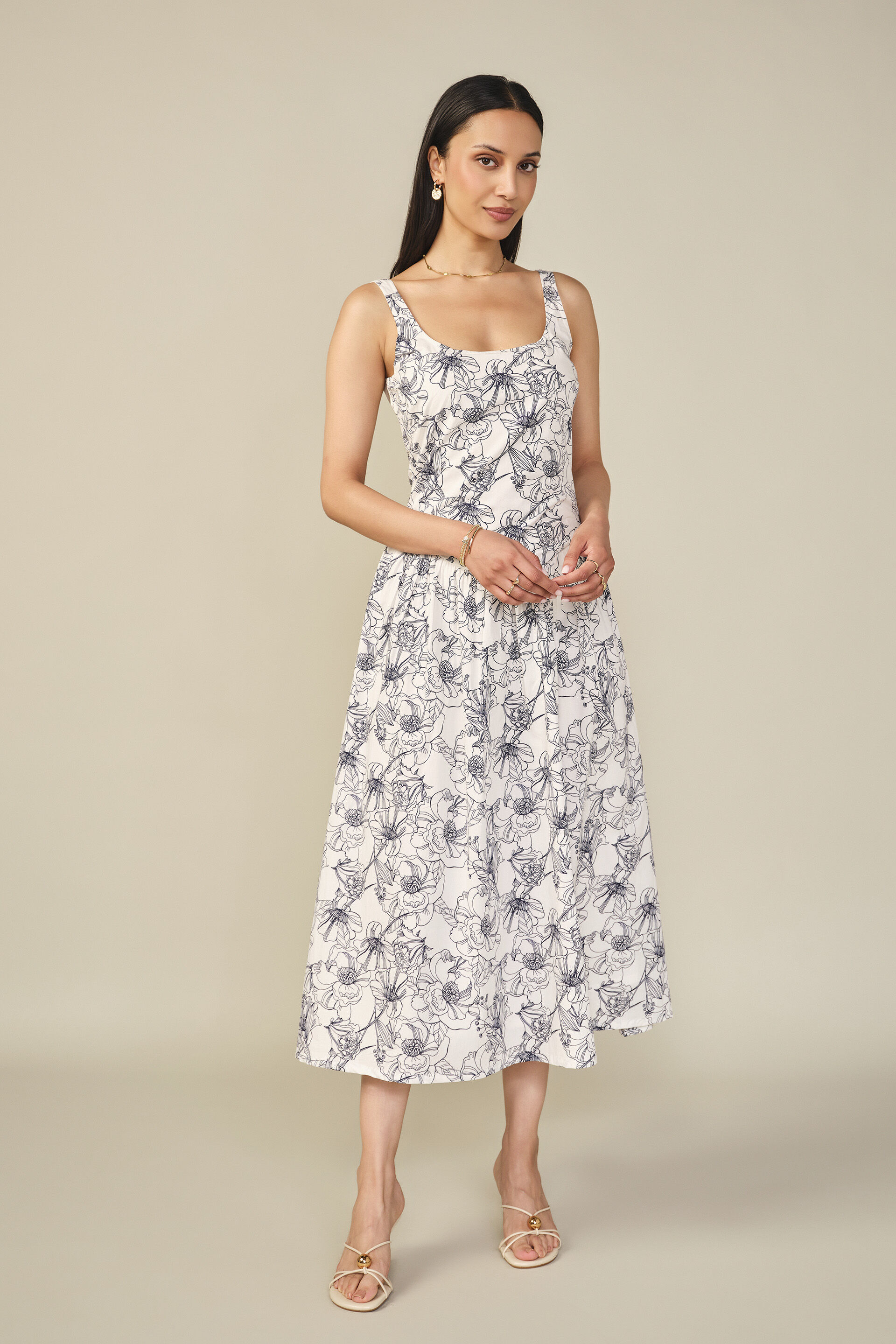 Palma Dress — on model